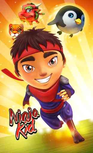 Enfant Ninja Run: Meilleurs Jeux de Course Gratuit 2