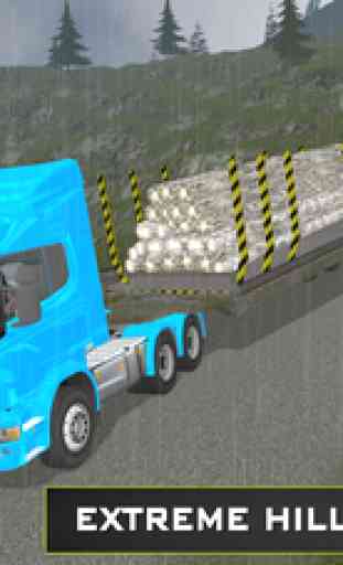 Off Road Cargo Trailer Heavy Truck Simulation 3D 2
