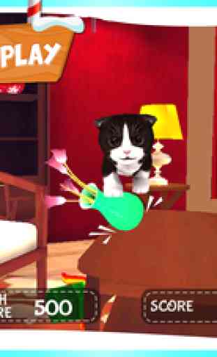 Animaux Simulator 3D - Cute Cat et Little Christmas Game Dog à jouer dans Accueil Lawn 4