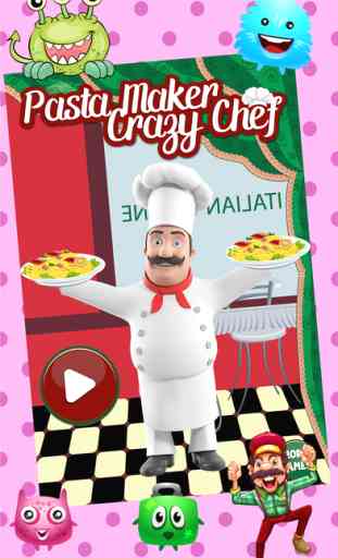 Pasta Maker - Jeux de cuisine Fou Star Chef de cuisine pour les filles 1