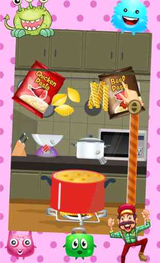 Pasta Maker - Jeux de cuisine Fou Star Chef de cuisine pour les filles 3