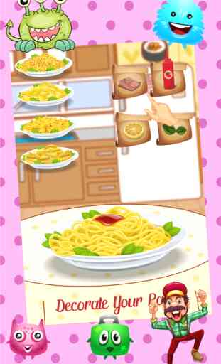 Pasta Maker - Jeux de cuisine Fou Star Chef de cuisine pour les filles 4