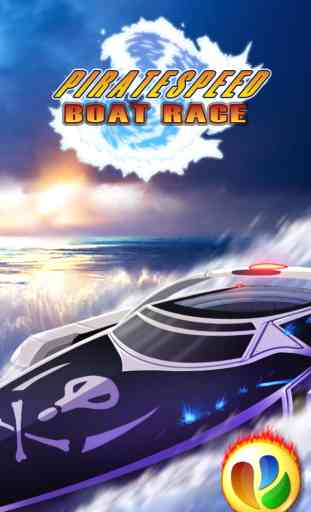 Pirate hors-bord de course, jeu de course gratuit - Pirate Speed Boat Race, Free Racing Game 1