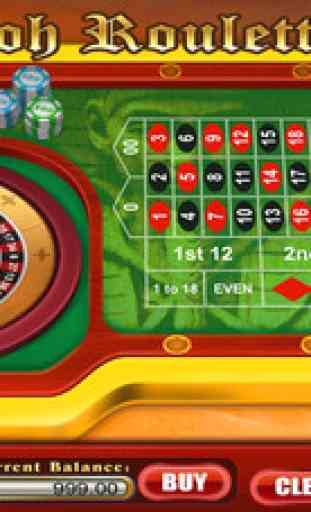 Roulette Uni de Pharaon - Bet & Win Spin! Las Vegas Machine Games Pro 2