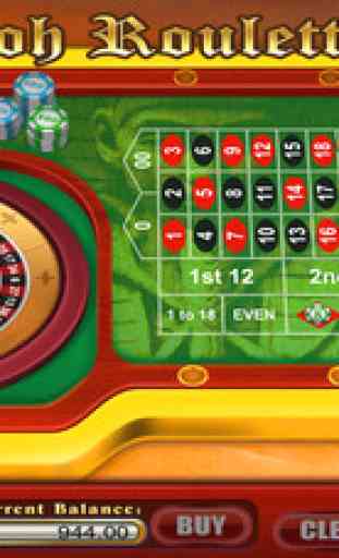 Roulette Uni de Pharaon - Bet & Win Spin! Las Vegas Machine Games Pro 4