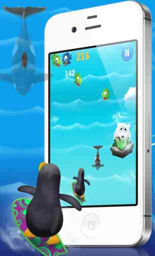Surfer Penguin Pro gratuitement - Un jeu amusant pour enfants! Penguin Surfer PRO FREE - A Fun Kids Game! 2