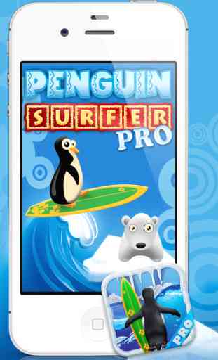 Surfer Penguin Pro gratuitement - Un jeu amusant pour enfants! Penguin Surfer PRO FREE - A Fun Kids Game! 3