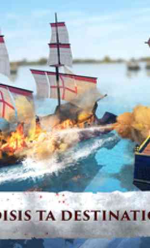 Bateau De Pirates 3D - Clash Of Battleships 2