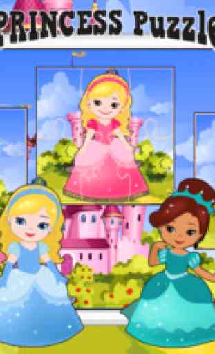 Jigsaw prinsessa De Puzzle Enfants Jeux les filles 2