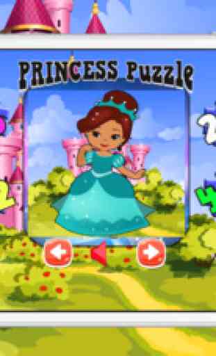 Jigsaw prinsessa De Puzzle Enfants Jeux les filles 3