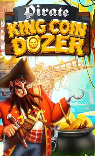 Pirate Roi Coin Dozer pièces dorées au trésor jeu 1