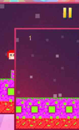 Pixel Cube - Tappy Blocky Jeu Saut Arcade sans fin 3