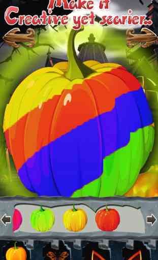 Citrouille Maker – habillage d'Halloween et jeu de création de citrouille 2