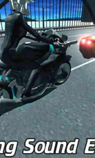 Police Bike Racing Simulator 3D – Chase & Shoot Crime ville rue voleurs voitures comme un pilote de moto de police 2