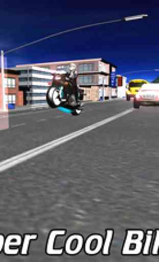 Police Bike Racing Simulator 3D – Chase & Shoot Crime ville rue voleurs voitures comme un pilote de moto de police 3