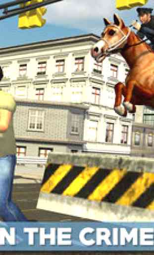 Police Cheval Chase 3D - Sheriff arrêter le voleur & Robbers pour contrôler la ville Taux de criminalité 3