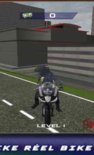 Police simulateur de tour de moto 3D - Chase le criminel et cesser de les en vélo 1