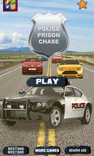 Police Voiture Course-Poursuite à Evasion de Prison à Pleine Vitesse Gratuit Jeu-Police Prison Chase Top Speed Break Free Escape by Fun Racing Boys 1