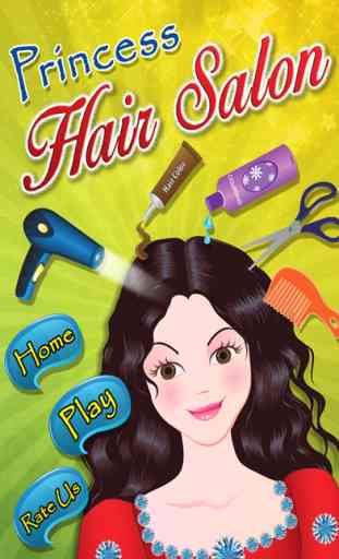 Princesse Salon de coiffure - coiffeur fou coiffeur et jeu de société pour les filles 1