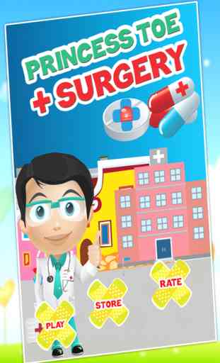 Princesse Toe Chirurgie - Crazy soins de médecin et chirurgien pied jeu pour enfants 1