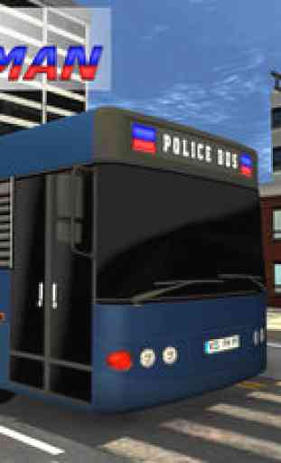 Prison Transporter police Bus 3D - Lecteur pénale transport par autobus dans la ville de la criminalité 2