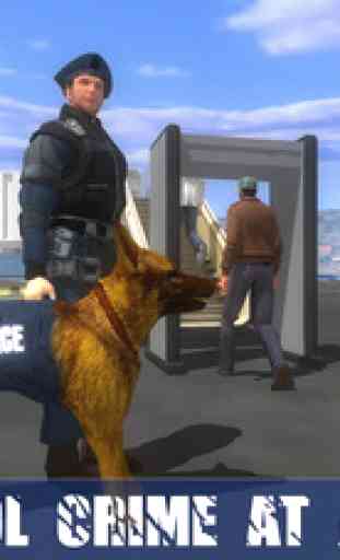 Aéroport Police Dog Chase pénale 3D 2