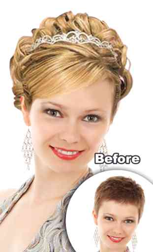 Coiffures princesse salon beauté cheveux virtuelle 2