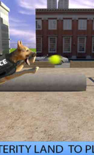 Police cascades de formation de chien 2