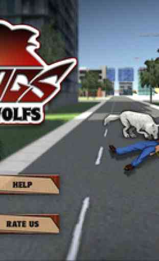 Police Dog vs Wild Wolves – City Super Police Dog Chase 2