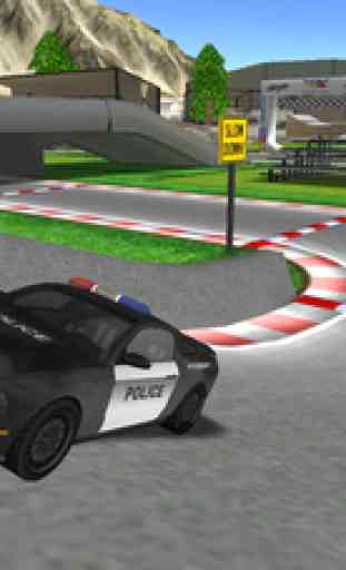 Policedroid 3D : RC Voiture de police 3