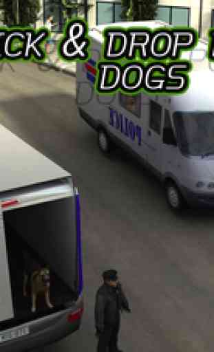 Policier transporteur chien camion - simulateur ca 4