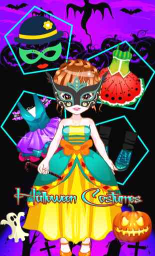 Princesse de Halloween-Dress Up Jeux pour enfants 2