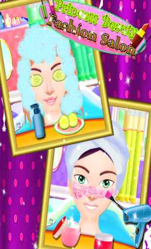 Princesse salon de beauté Fashion - Maquillage Makeover Jeux de Filles 3