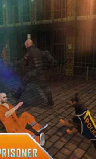 Prison Escape Police Dog 3D - Jailbreak prisonniers Chase Simulation 1