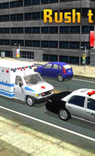 Prisonnier de la police Ambulance Van - Transports pénale Simulator Jeu 1