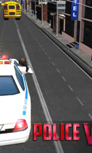 Voiture de police Chase simulateur 3D 1