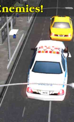 Voiture de police Chase simulateur 3D 3