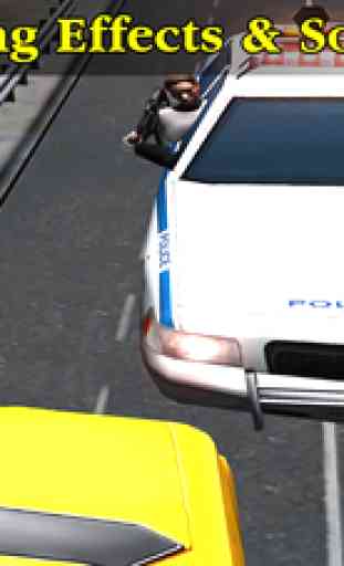Voiture de police Chase simulateur 3D 4