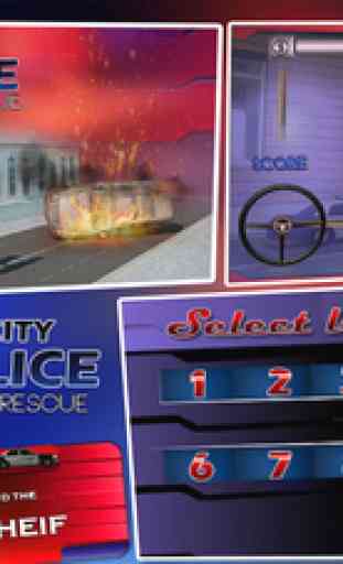criminalité vraie voiture police de la ville 911 actions de sauvetage de flic vs voleurs extrêmes 2