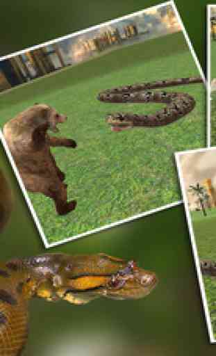 Immobilier anaconda simulateur de serpent 3D - la chasse pour le loup, l'ours, le tigre et survivre dans la jungle 1