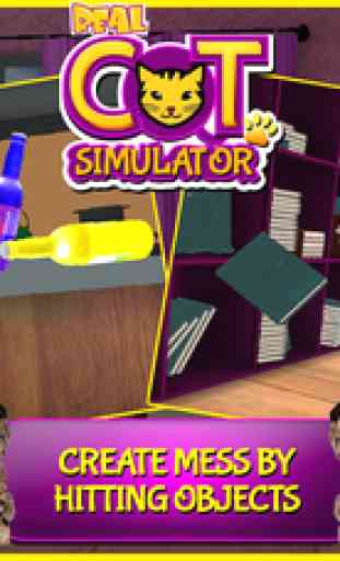 Immobilier Cat Simulator 3D - Simulation Cute Little Kitty Jeu à Explore & Play Accueil 2