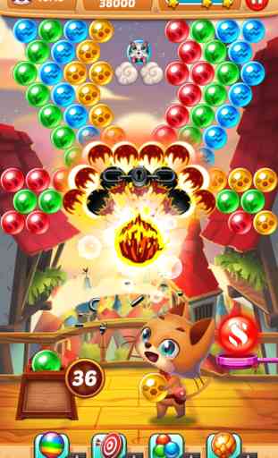 Jeux de Tir de minou bulles - Rescue Witch Kitty Cat Pop - World Bubble Shooter Puzzle 1