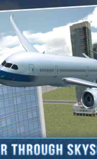 l'aéroport de la ville réelle simulateur avion d'air de vol 1