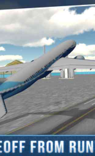 l'aéroport de la ville réelle simulateur avion d'air de vol 3