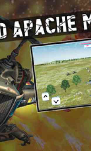 Real Apache Missions 3d - Kill the terrorists with your helicopter and shoot tanks and trucks in this battle. 1