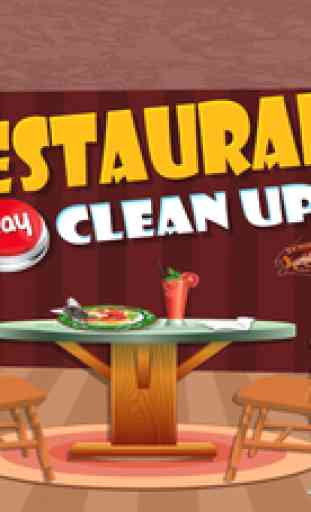 Restaurant Clean Up - Enfants sale nettoyage des chambres, la décoration et relooking jeu 3