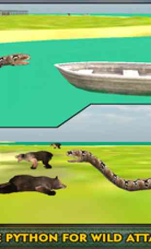 Serpent attaque réelle simulateur 3D - la chasse pour le loup, l'éléphant, le tigre et survivre dans la jungle 2