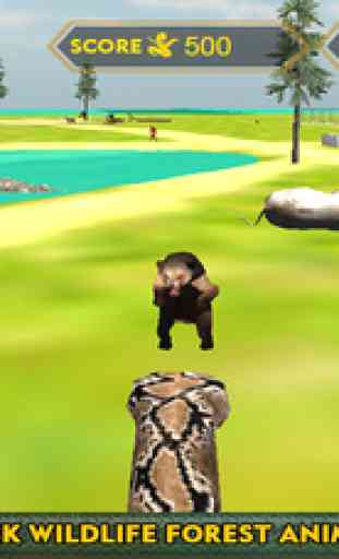 Serpent attaque réelle simulateur 3D - la chasse pour le loup, l'éléphant, le tigre et survivre dans la jungle 3