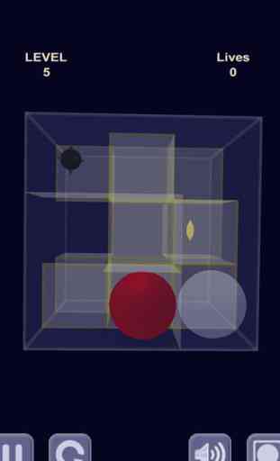 boule rouge et labyrinthe de verre / Red ball & Glass maze 2