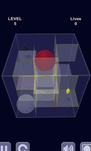 boule rouge et labyrinthe de verre / Red ball & Glass maze 4